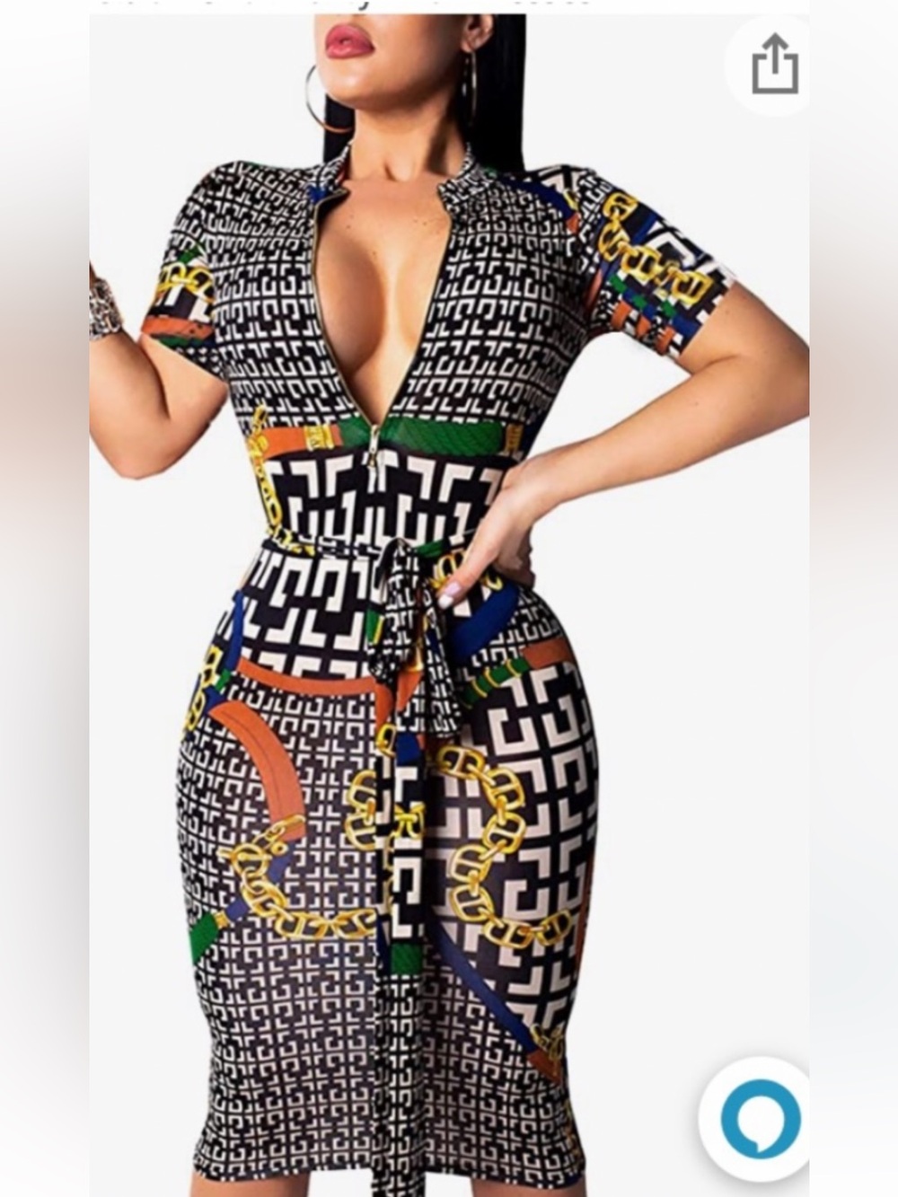 Per Zeal body con dress